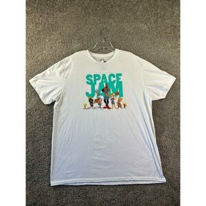 Space Jam A New Legacy Shirt Mens 2XL White Bugs Marvin The Marian Tweety FLAW